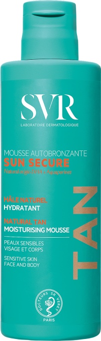 SVR Sun Secure Spumă Autobronzantă Față Și Corp Piele Sensibilă 150ml - Img 1