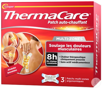 Thermacare Plasture Termic Multi-Zone Pentru Dureri Musculare 3 Bucăți - Img 1