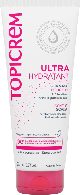 Topicrem Scrub Delicat Pentru Față/Corp Piele Sensibilă Tub 200ml - Img 1