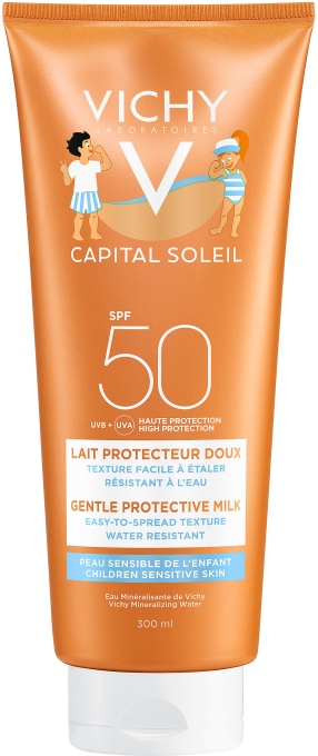 Vichy Capital Soleil Lapte Pentru Copii SPF50 Piele Sensibilă 300ml - Img 1