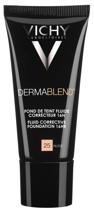 Vichy Dermablend Fond De Ten Corector Fluid 16h 25 Nude Tub 30ml - Img 1