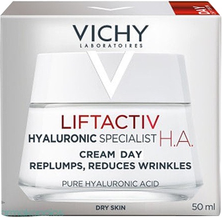 Vichy Liftactiv Hyaluronic Specialist H.A. Cremă De Zi Anti-Rid Ten Uscat 50ml - Img 1