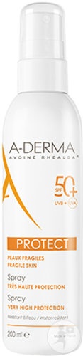 A-Derma Protect Spray Protecție Solară SPF50+ Flacon 200ml - Img 1