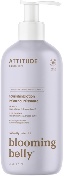 Attitude Blooming Belly Loțiune Hrănitoare Pentru Maternitate Argan Natural 473ml - Img 1
