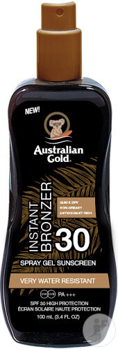 Australian Gold Protectie Solara Spf30 Spray Gel Cu Bronzare 100ml - Img 1