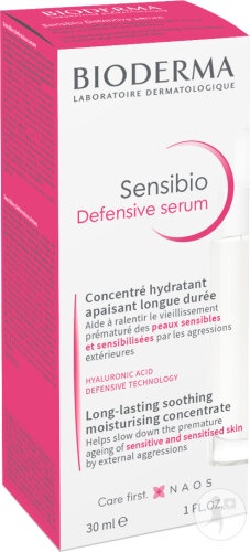 Bioderma Sensibio Defensive Ser Concentrat Calmant Și Hidratant 30ml - Img 1