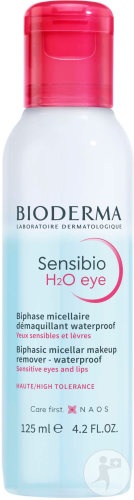 Bioderma Sensibio H2O Demachiant Bifazic Pentru Ochi Piele Sensibilă Buze 125ml - Img 1
