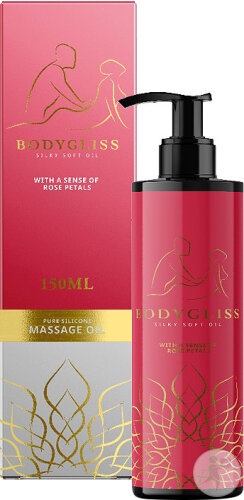 Bodygliss Ulei De Masaj Și Lubrifiant Petale De Trandafir 150ml - Img 1
