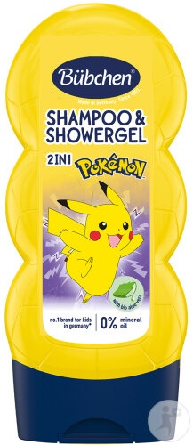 Bübchen Kids 2în1 Pikachu 230ml - Img 1