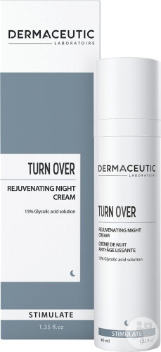 Dermaceutic Turn Over 15 Crema De Noapte Antirid Și Netezire A Pielii Recipient 40ml - Img 1