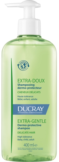 Ducray Extra-Gentle Șampon Dermo-Protector Pentru Păr Delicat Flacon Dozator 400ml - Img 1