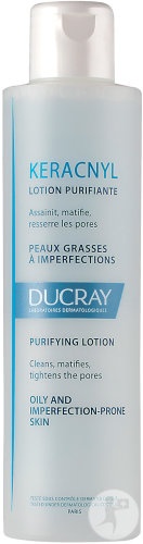 Ducray Keracnyl Loțiune Purificatoare Piele Grasă Cu Imperfecțiuni Flacon 200ml - Img 1