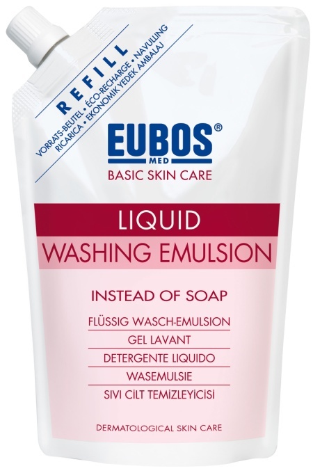 Eubos Emulsie De Spălat Trandafir Rezervă 400ml - Img 1