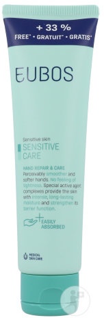 Eubos Sensitive Care Cremă Reparatoare Și Îngrijire Pentru Mâini Tub 100ml Promoție +33% - Img 1