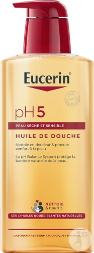 Eucerin pH5 Ulei De Duş Pentru Pielea Uscată Şi Sensibilă 400ml - Img 1