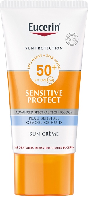 Eucerin Sun Sensitive Protect Cremă Solară Piele Sensibilă SPF50+ Tub 50ml - Img 1
