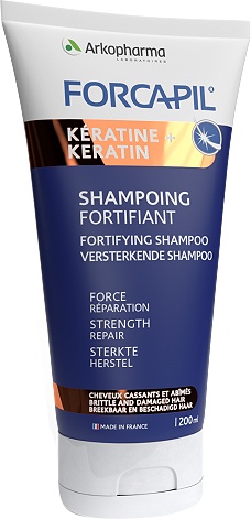 Forcapil Șampon Fortifiant Cu Keratină + Provitamina B5 Tub 200ml - Img 1