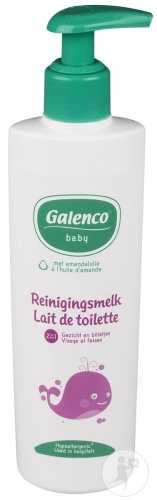 Galenco Baby Lapte De Curățare Emolient 2in1 Față Și Fese Flacon Cu Pompa 400ml - Img 1