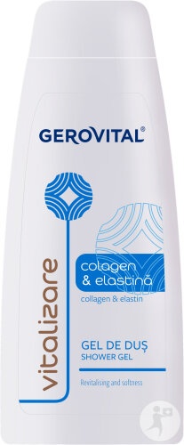 Gerovital Gel De Duș Colagen Și Elastina 400ml - Img 1