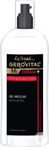 Gerovital H3 Derma+ Premium Care Gel Micelar 150ml - Img 1