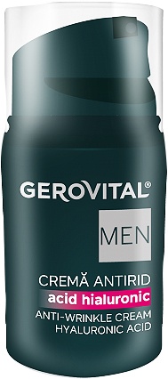 Gerovital Men Cremă Antirid Cu Acid Hialuronic 30ml - Img 1