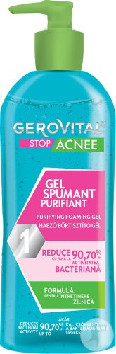 Gerovital Stop Acnee Gel Spumant Purifiant 150ml - Img 1