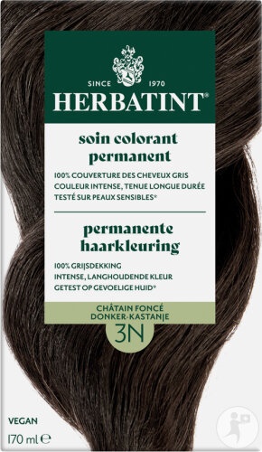 Herbatint Vopsea De Păr Permanentă 3n Castaniu Închis Kit - Img 1