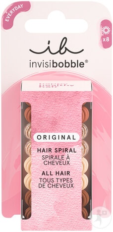Invisibobble Original Elastice De Păr Culoare Cafe Au Lait 8 Bucăți - Img 1