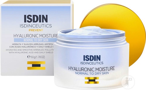 Isdin Isdinceutics Hyaluronic Moisture Cremă Pentru Piele Normală Spre Uscată Borcan 50g - Img 1