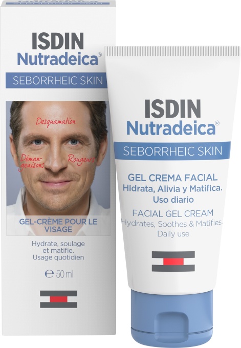 Isdin Nutradeica Ten Seboreic Gel-Cremă Tub 50ml - Img 1