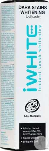 iWhite Dark Stains Whitening Pastă De Dinți Pentru Albire Tub 75ml - Img 1