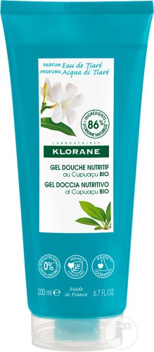 Klorane Cupuaçu Bio Gel De Duș Nutritiv 200ml - Img 1
