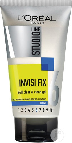 L'Oréal Paris Studio Line Invisi Fix Gel Transparent Fixare 24h Tub 150ml - Img 1