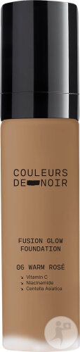 Les Couleurs De Noir Fusion Glow Fond De Ten 06 Warm Rose 30ml - Img 1