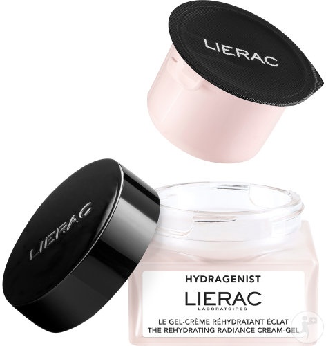 Lierac Hydragenist Gel Cremă Rehidratantă Pentru Strălucire Rezervă 50ml - Img 1