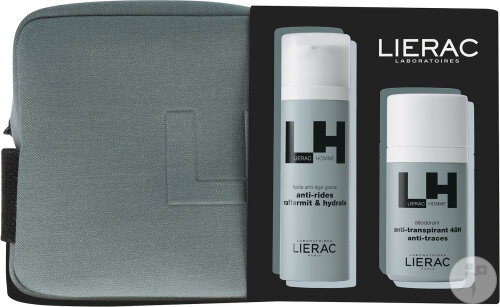 Lierac Set Pentru Bărbați Fluid Anti-Age 50ml + Deodorant 50ml + Trusă - Img 1