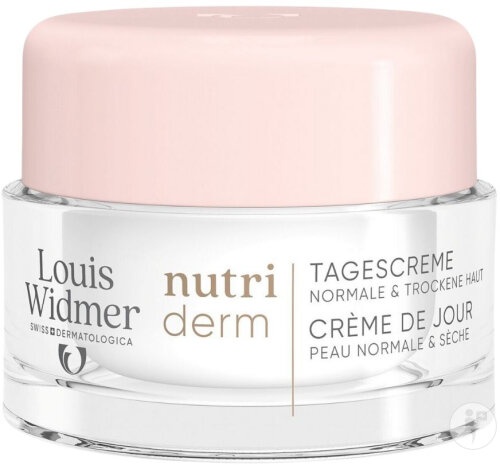 Louis Widmer Nutriderm Cremă De Zi Fără Parfum 50ml - Img 1