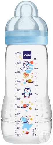 Mam Easy Active Biberon 2-A Etapă 330ml Space Adventure Băieți 1 Bucata - Img 1