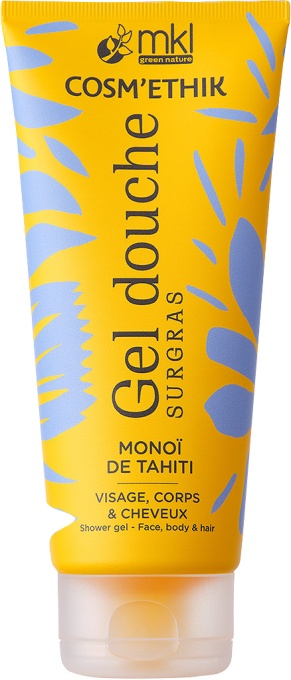 MKL Green Nature Cosm'Éthik Gel De Duș Cu Monoï Din Tahiti Pentru Față Corp Și Păr 200ml - Img 1