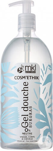 MKL Green Nature Cosm'Éthik Şampon Şi Gel De Duş Ultra Hrănitor Neutru Față Corp Şi Păr 1l - Img 1