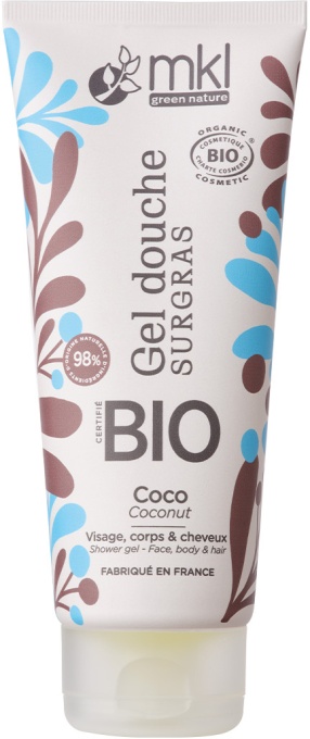 MKL Green Nature Gel De Duș Rehidratant Ultra-Hrănitor Nucă De Cocos Bio Eco Tub 200ml - Img 1
