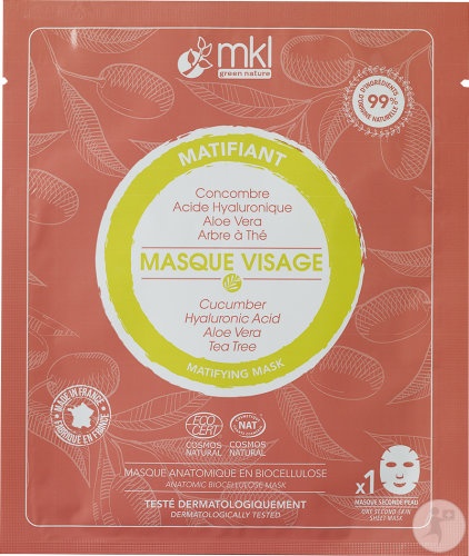 MKL Green Nature Mască Facială Cu Efect Matifiant 10ml - Img 1