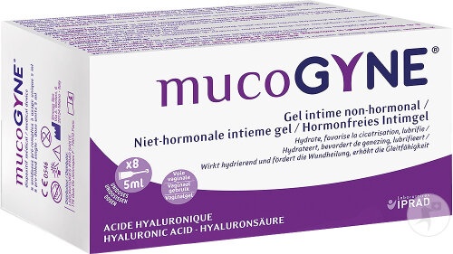 Mucogyne Gel Intim Nehormonal Cu Acid Hialuronic 8 Mono-Doze - Img 1