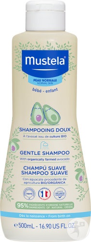 Mustela Bébé-Enfant Șampon Delicat Flacon 500ml - Img 1