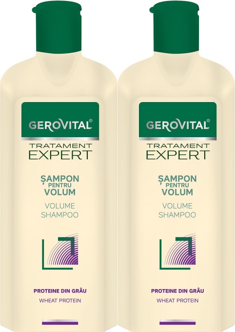 Pachet Gerovital Tratament Expert Șampon Pentru Volum 2x250ml - Img 1