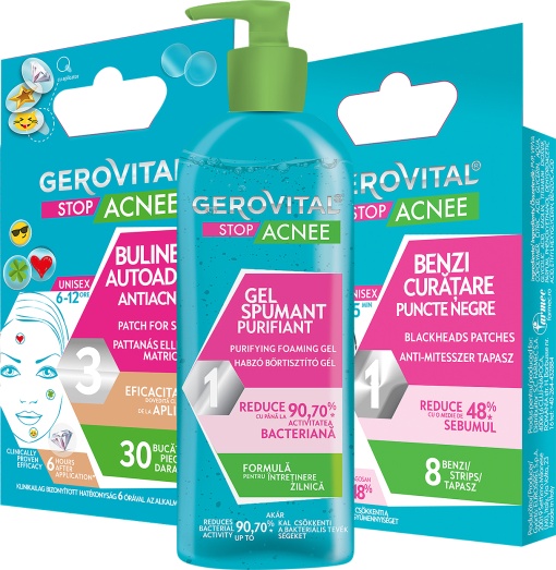 Pachet Mix&amp;Match Gerovital Stop Acnee 3 Produse - Img 1