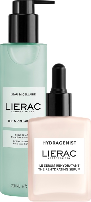 Pachet Mix&amp;Match Lierac Apă Micelară + Hydragenist Ser Rehidratant - Img 1