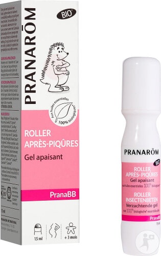 Pranarôm PranaBB Roller Gel Calmant Organic După Înțepături 15ml - Img 1