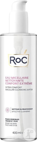 RoC Extra Comfort Apa Micelară De Curățare Față Și Ochi 400ml - Img 1