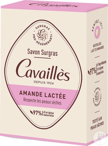 Rogé Cavaillès Săpun Surgras Lapte De Migdale 100g - Img 1